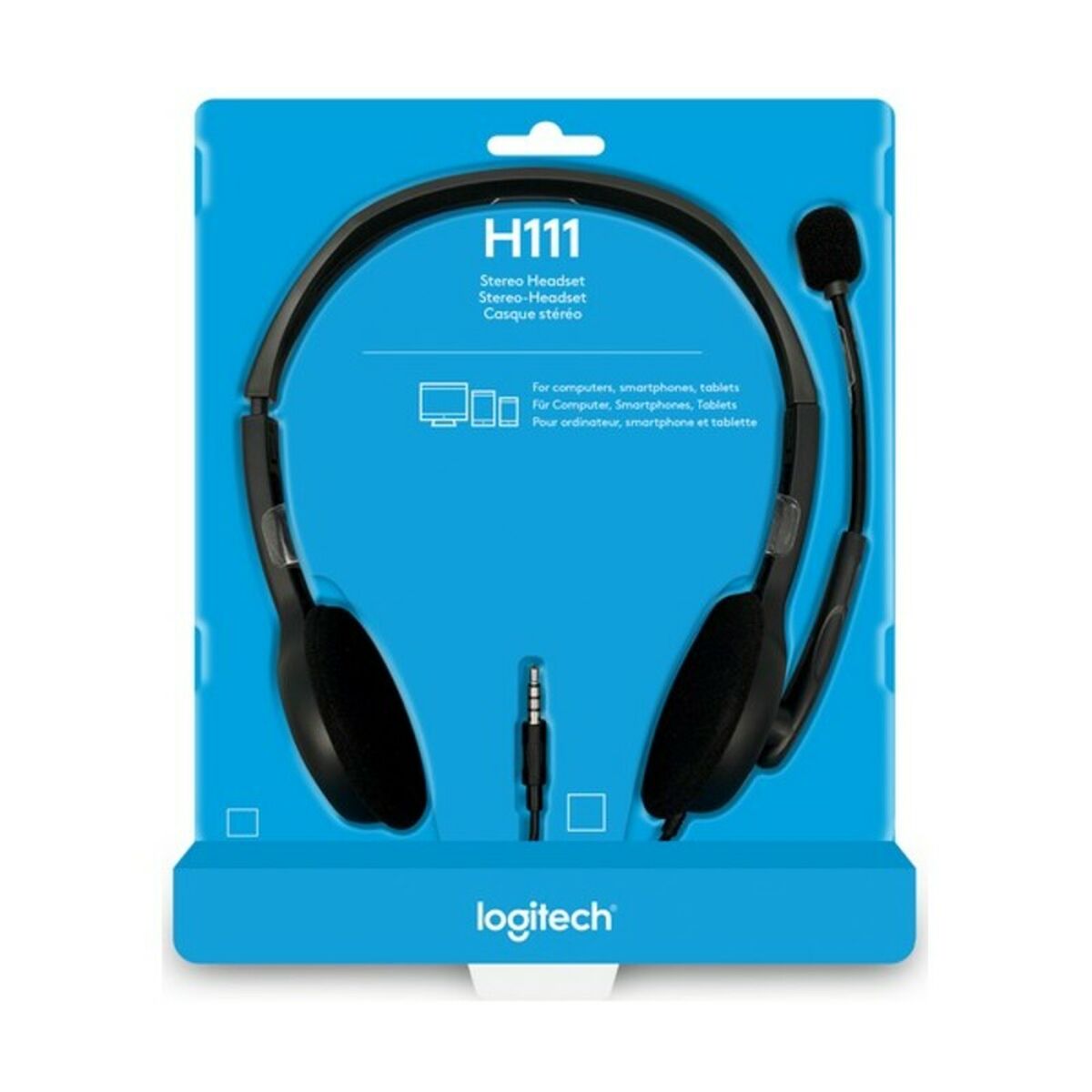 Headphones with Microphone Logitech 981-000593 Grey-6