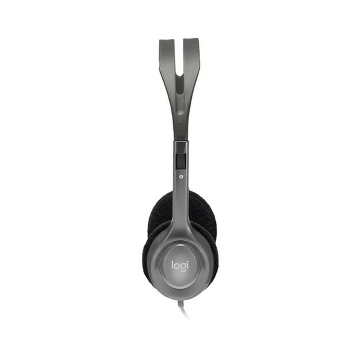 Headphones with Microphone Logitech 981-000593 Grey-2