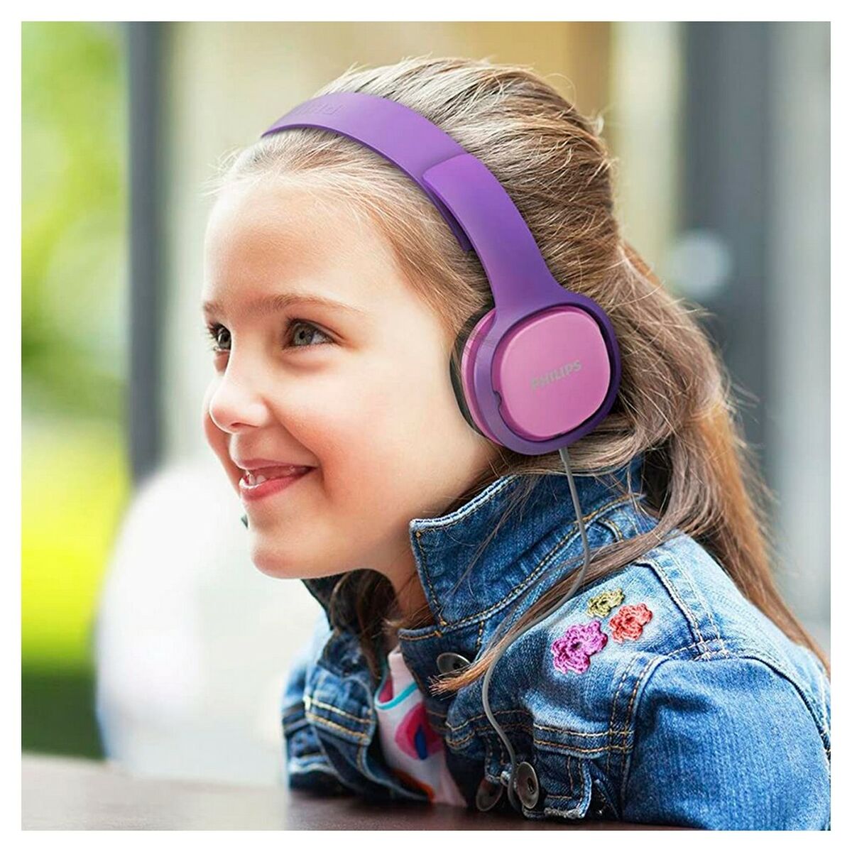 Headphones with Headband Philips Pink With cable For boys-3