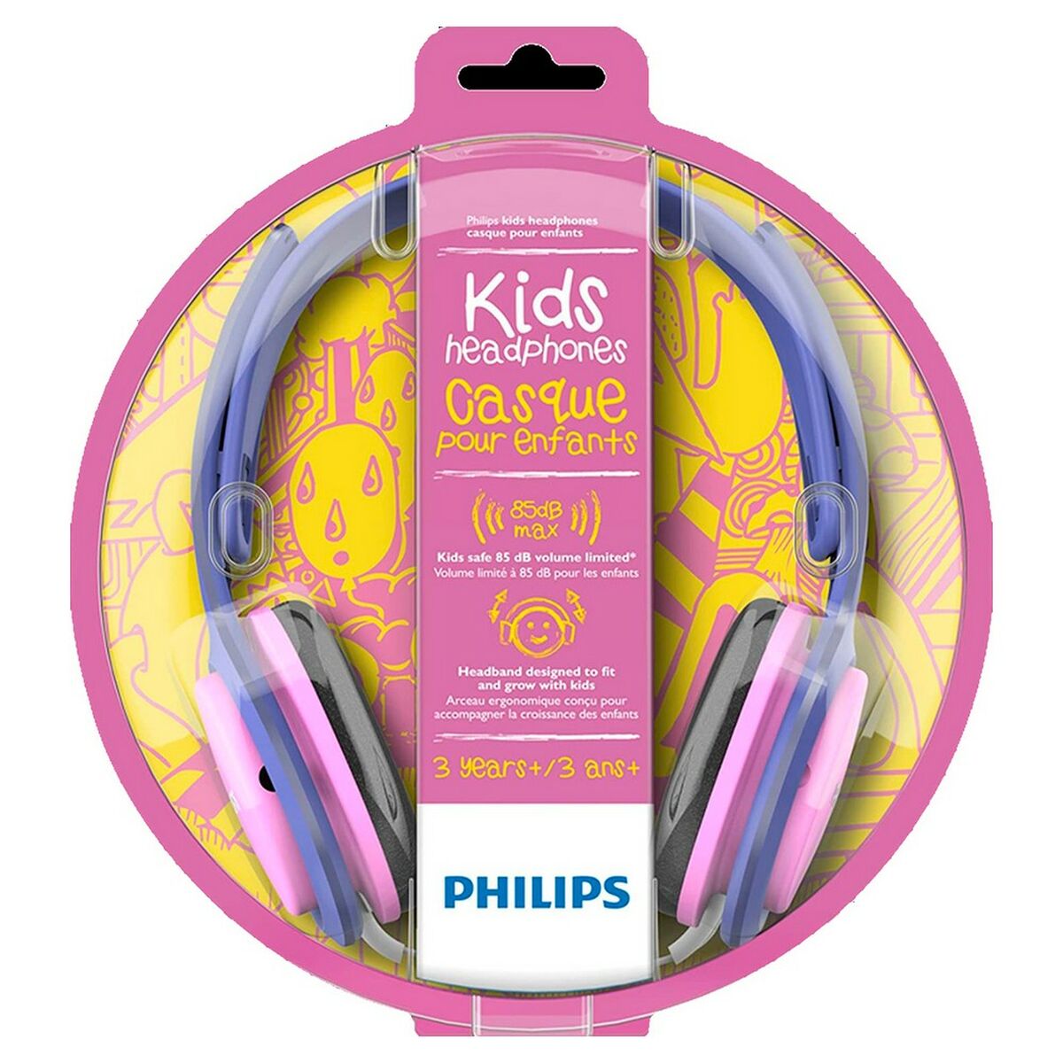 Headphones with Headband Philips Pink With cable For boys-1