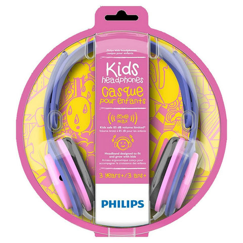 Headphones with Headband Philips Pink With cable For boys-0