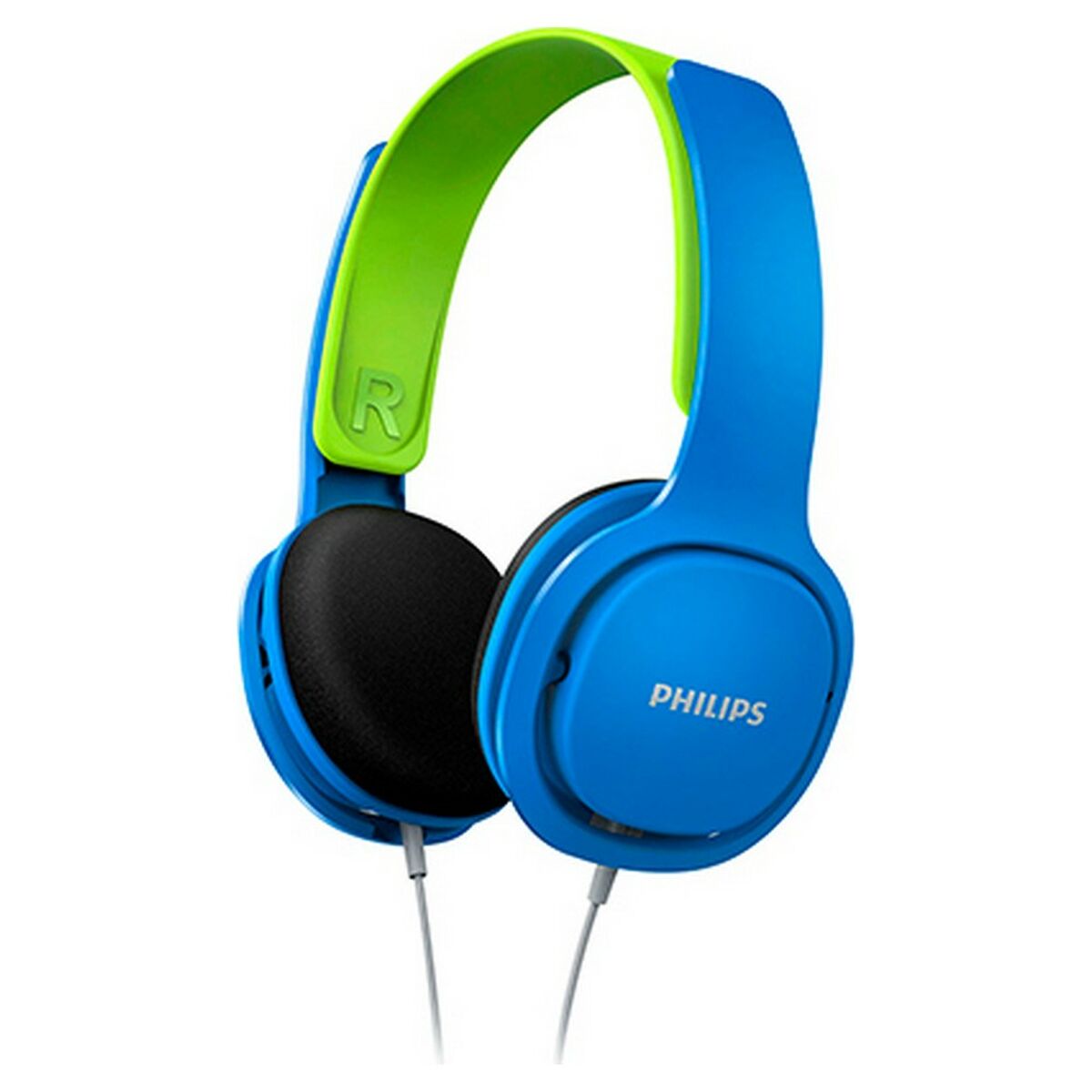 Headphones with Headband Philips SHK2000BL (3.5 mm) Blue With cable For boys-0