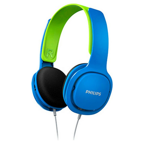 Headphones with Headband Philips SHK2000BL (3.5 mm) Blue With cable For boys-0
