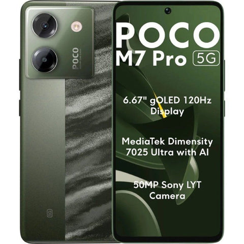 Smartphone Poco M7 PRO 8+256GB DS 5G Mediatek Dimensity 6100+ 8 GB RAM 256 GB Green-0