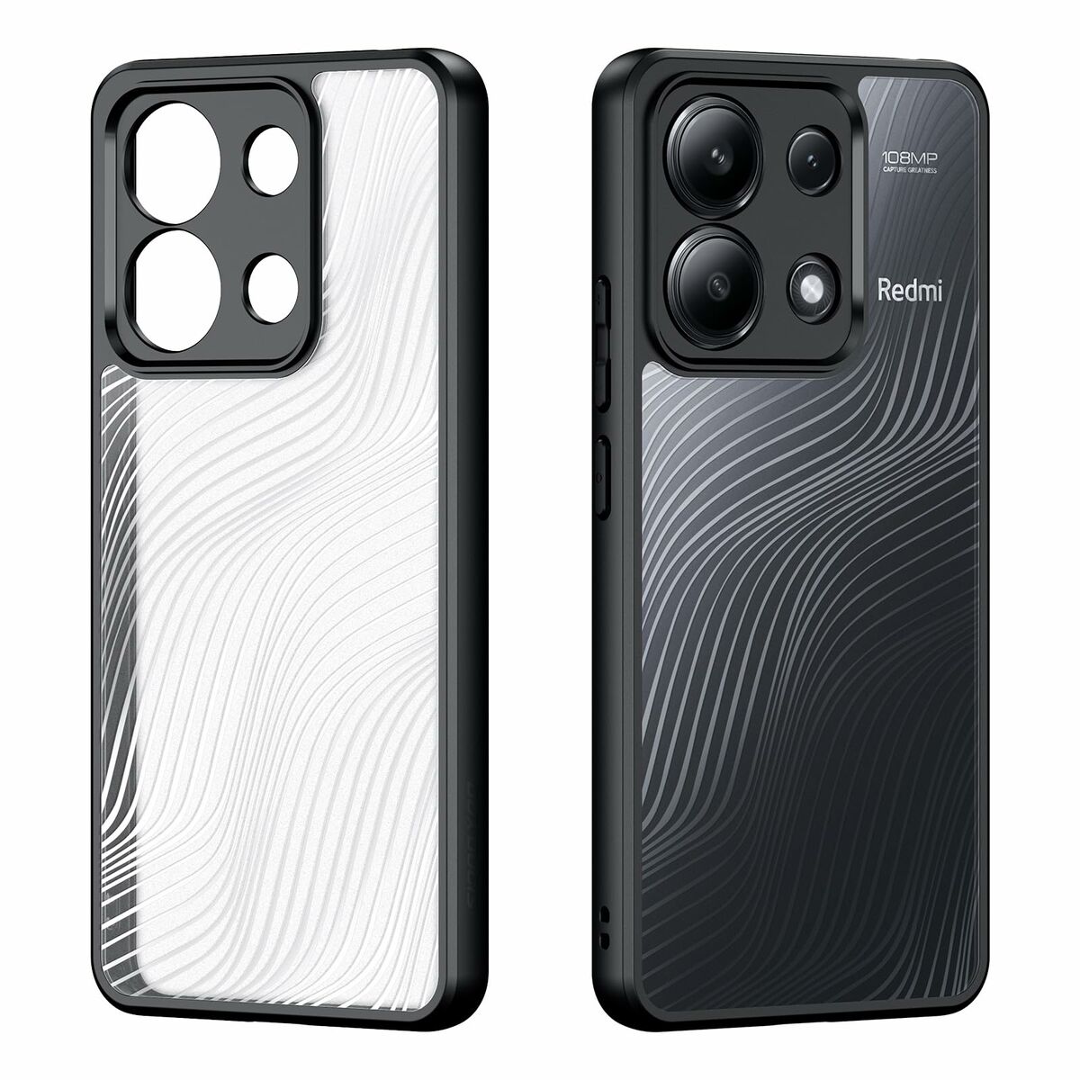 Mobile cover Dux Ducis Xiaomi Redmi Note 13 4G Black Transparent-0
