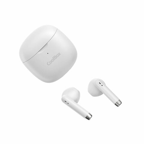 In-ear Bluetooth Headphones CoolBox COO-AUB-TWS01 White-0