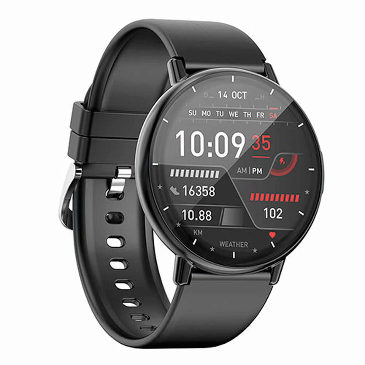 Smartwatch Aiwa SW-A800 Black 1,39"-0