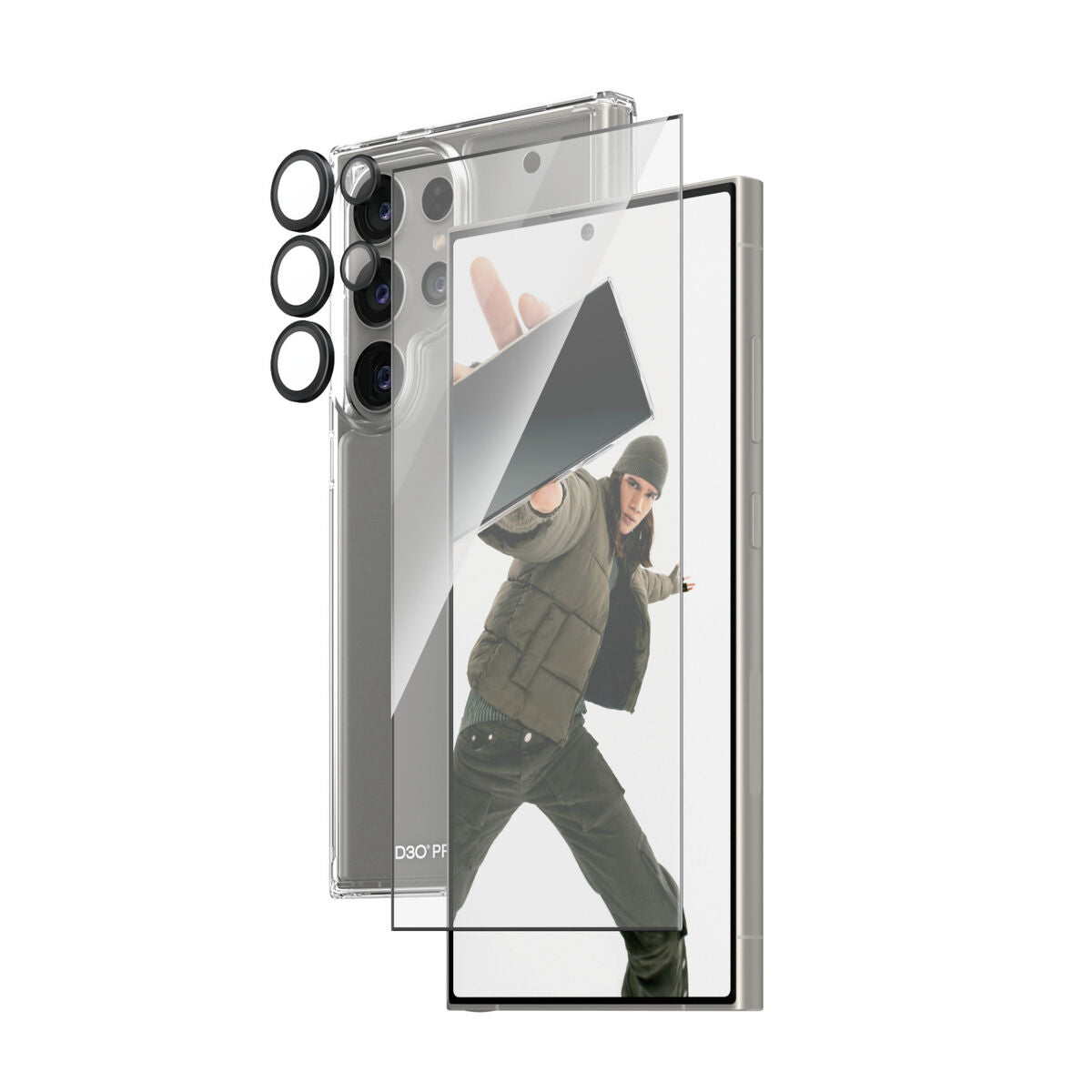 Mobile cover Panzer Glass B1212+7352 Transparent Galaxy S24 Ultra-3