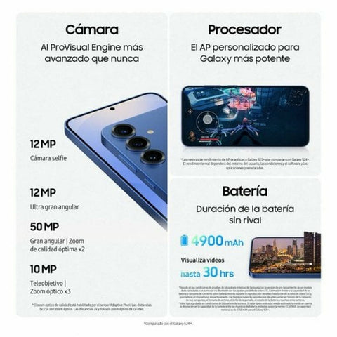 Smartphone Samsung 6,7" Qualcomm Snapdragon 8 Elite 12 GB RAM 256 GB Blue Grey-0