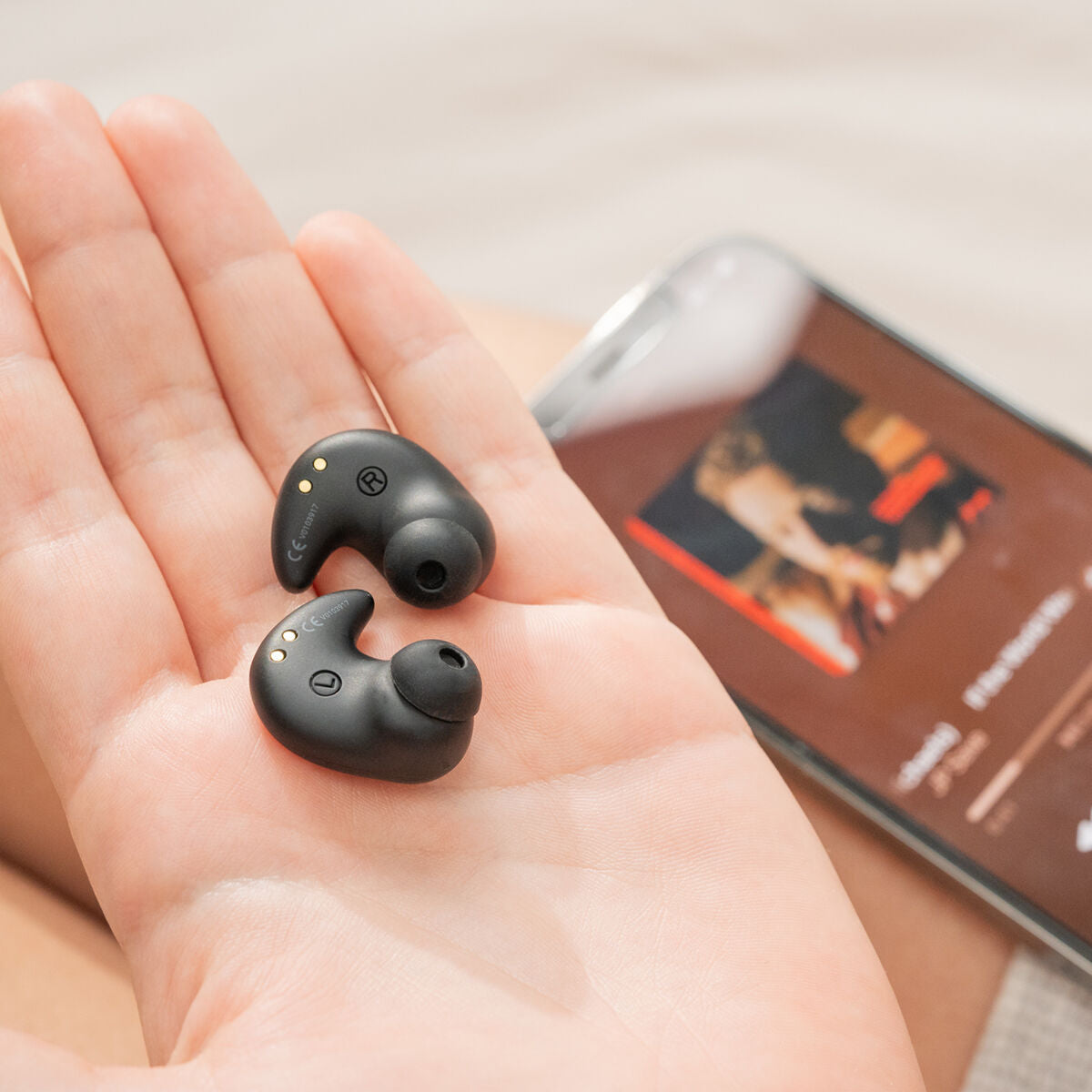 Mini Invisible Earbuds for Sleeping Sonighty InnovaGoods-6