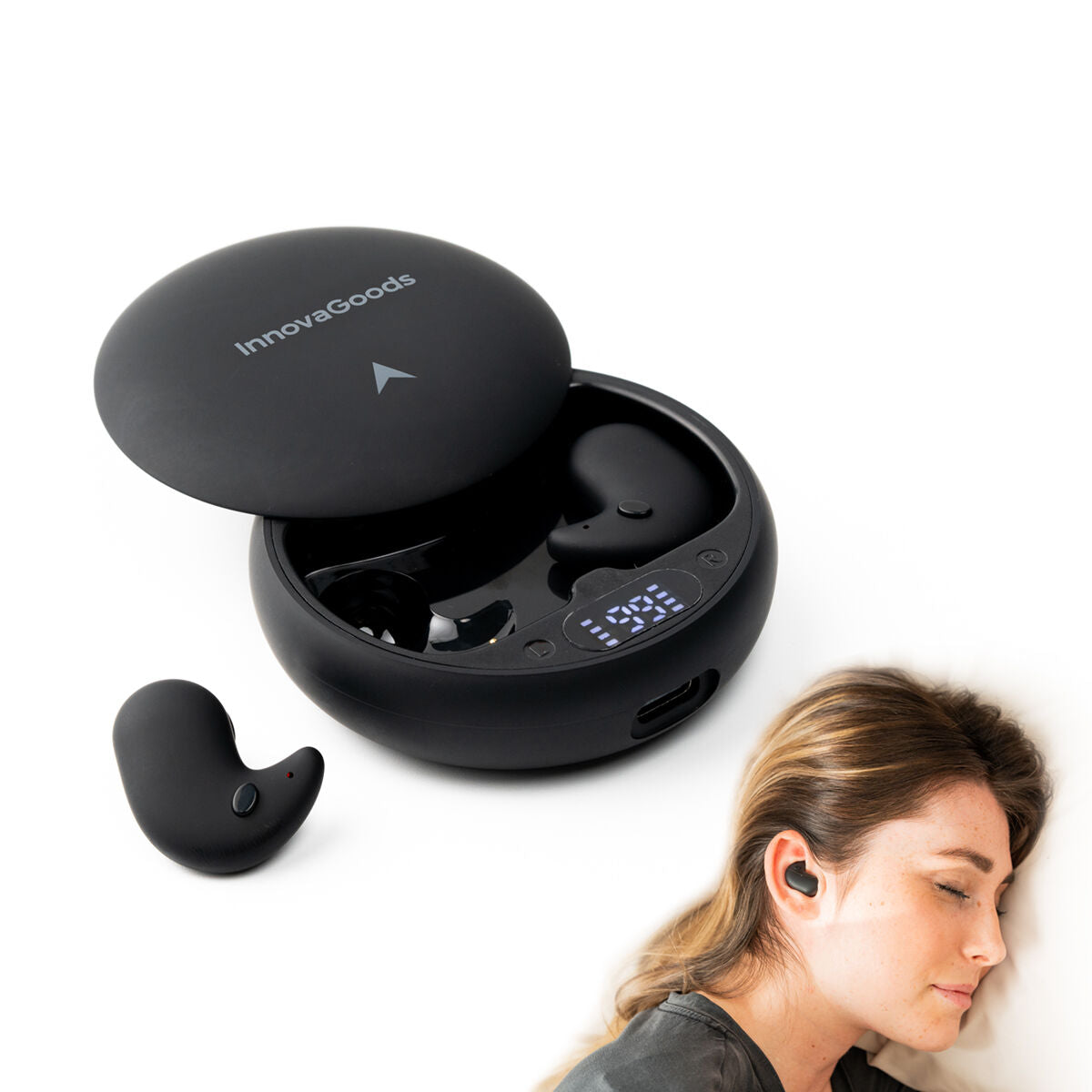 Mini Invisible Earbuds for Sleeping Sonighty InnovaGoods-2