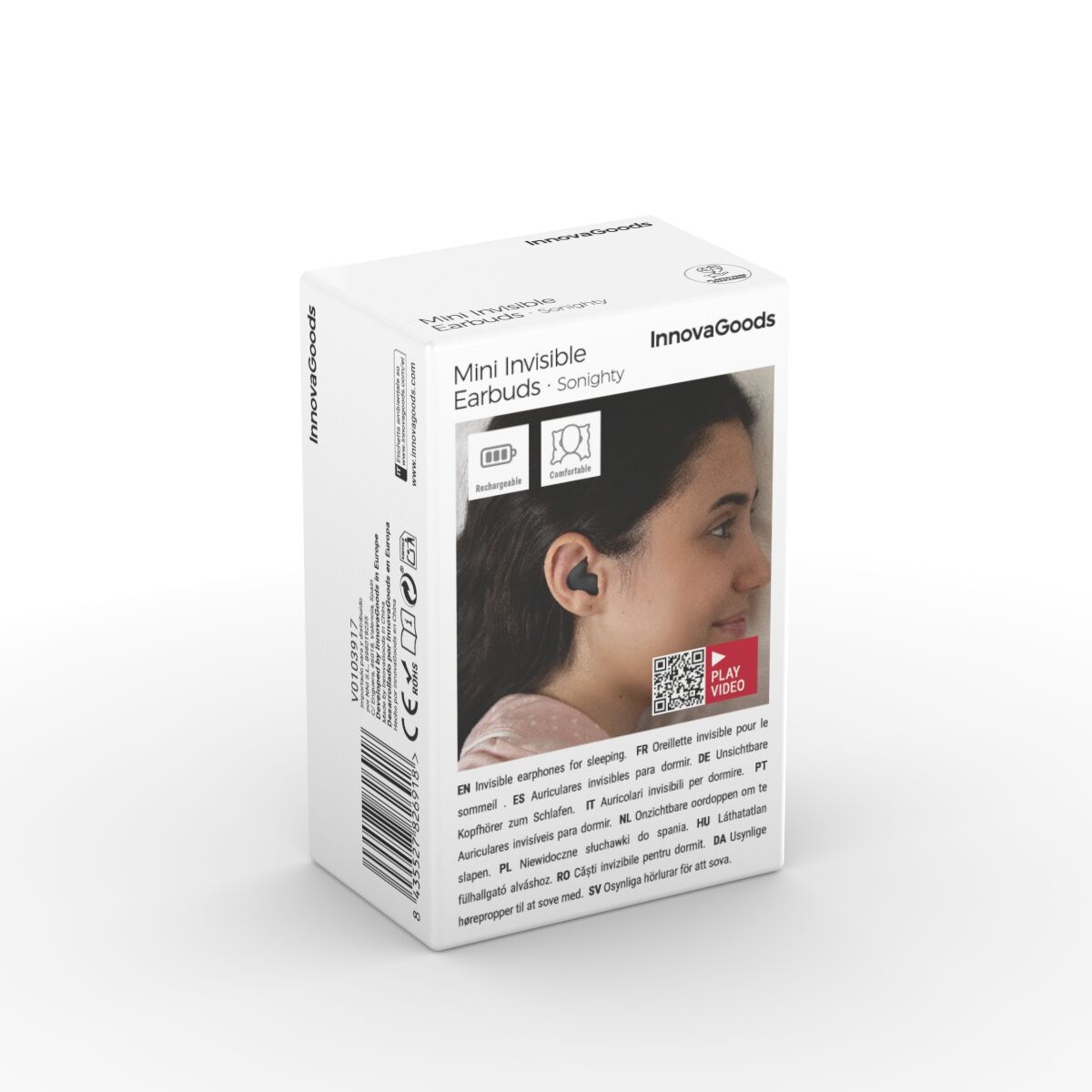 Mini Invisible Earbuds for Sleeping Sonighty InnovaGoods-1